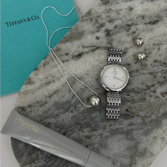 Tiffany & Co - Tiffany bead on sterling silver chain - Picture 6 of 10